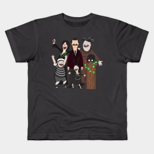 Christmas Burgers Addams Family Kids T-Shirt